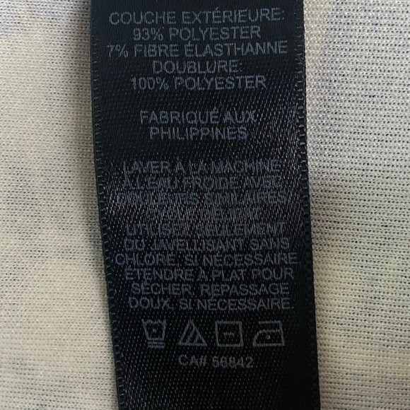 Express Women’s Strapless Dress 8 Navy Blue White Check Floral Nautical Bodycon - Picture 14 of 15